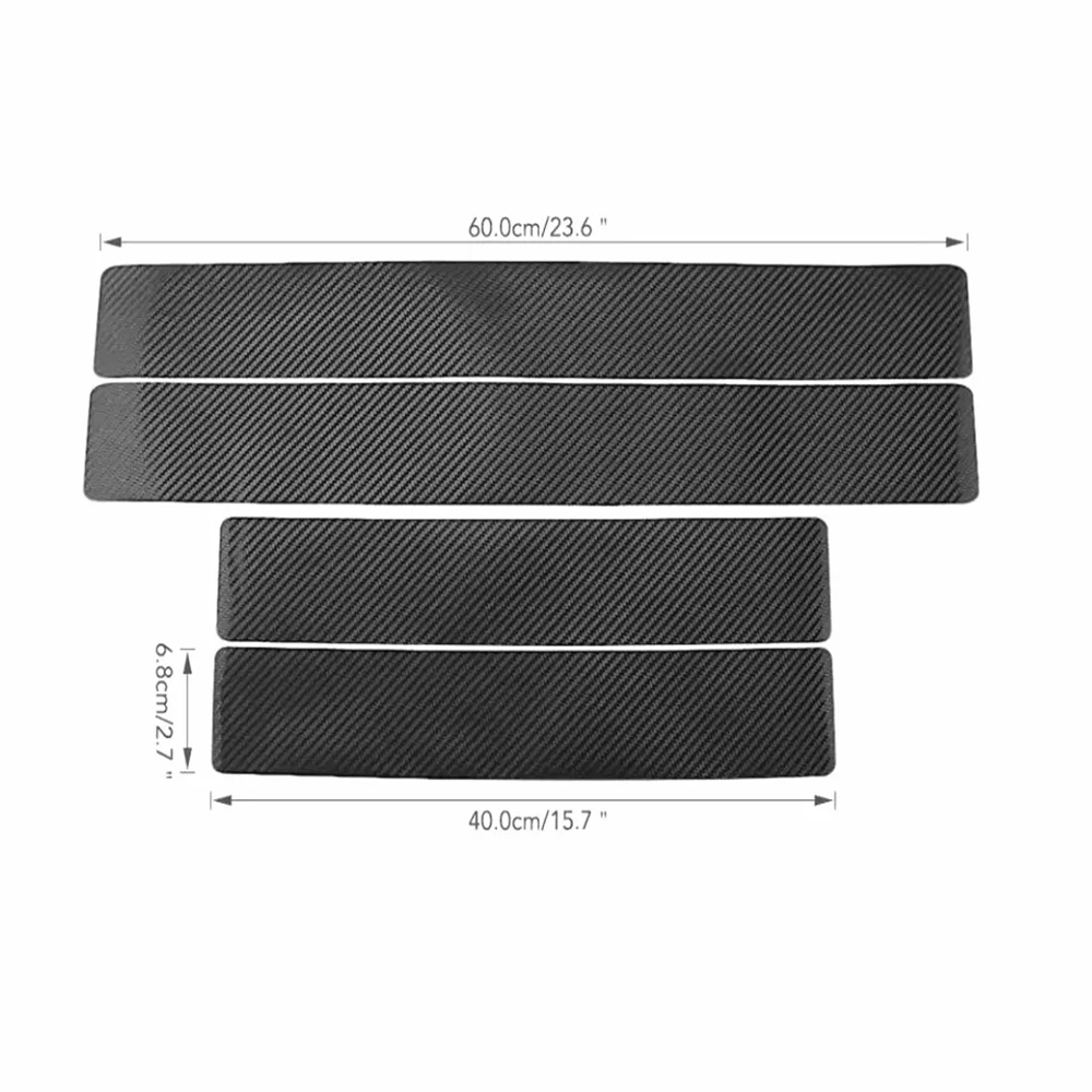Car Scuff Anti Scratch Carbon Fibe Per Smart Forfour Fortwo Forjeremi City Coupe Roadster