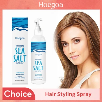 Sea Salt Hair Styling Spray For Improve Hair Volumizing Texturing Lasting Styling Strong Holding Moisturizing Hair Fluffy Spray