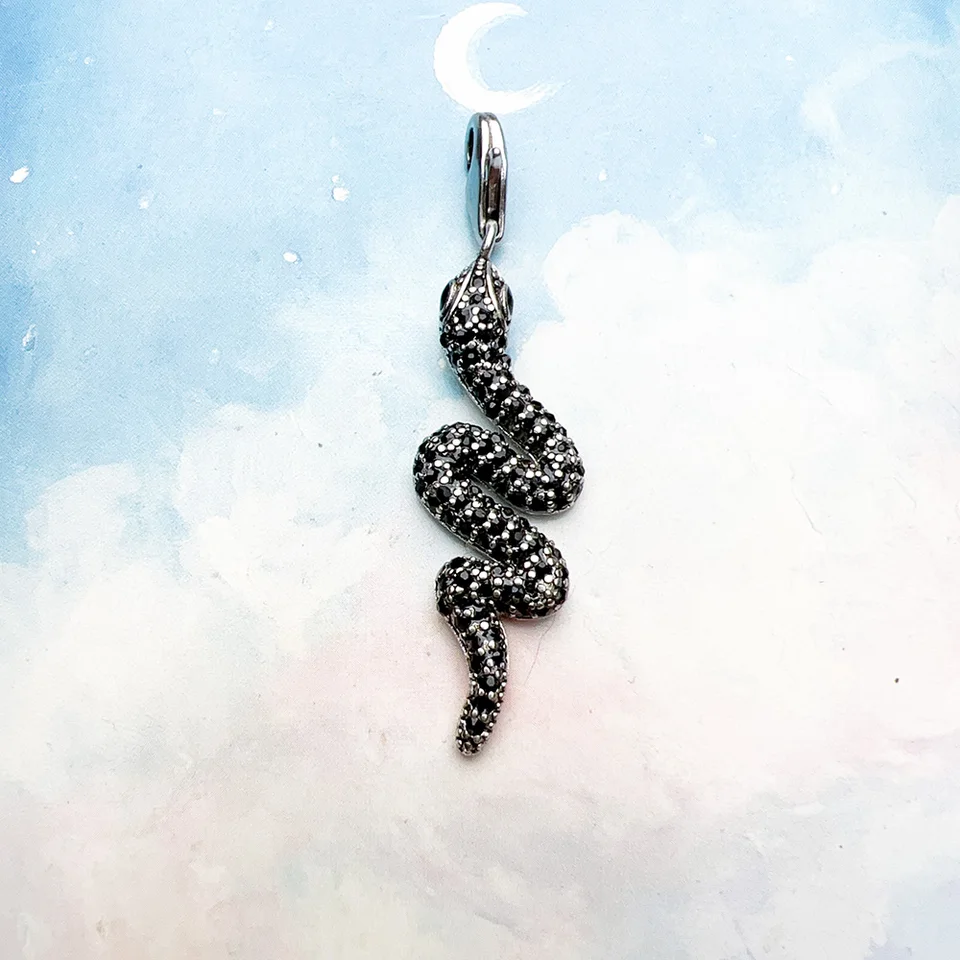 Bracciale da uomo a catena a serpente in argento sterling: realizzato a mano in argento massiccio 925 da 2,4 mm - Italia