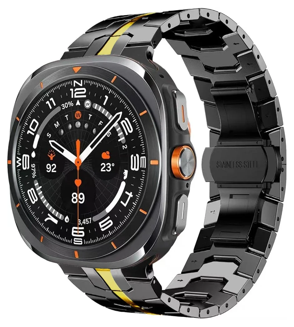 Luxury Stainless Steel Strap - Men's No-Gap Bracelet
