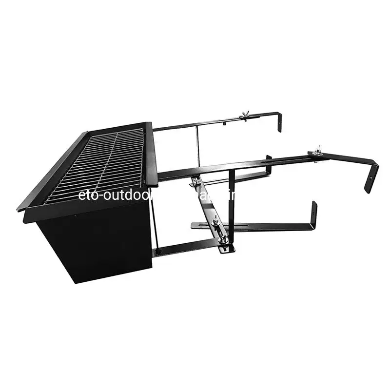 Stainless Steel Balcony Flower Pot Charcoal Barbeque Hanging BBQ Grill