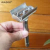 iRAZOR New Heavy Butterfly Design Double Edge Safety Razor with 10pcs Original Blade Refills for Men Reusable Grooming Gift Set 4