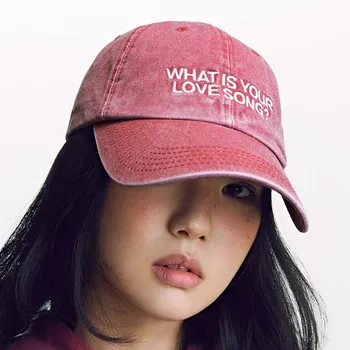 Hot-selling 2 Styles Washed Cotton Baseball Cap With Printed Distressed Soft Top Denim Hat Vintage Hat For Men & Women 1