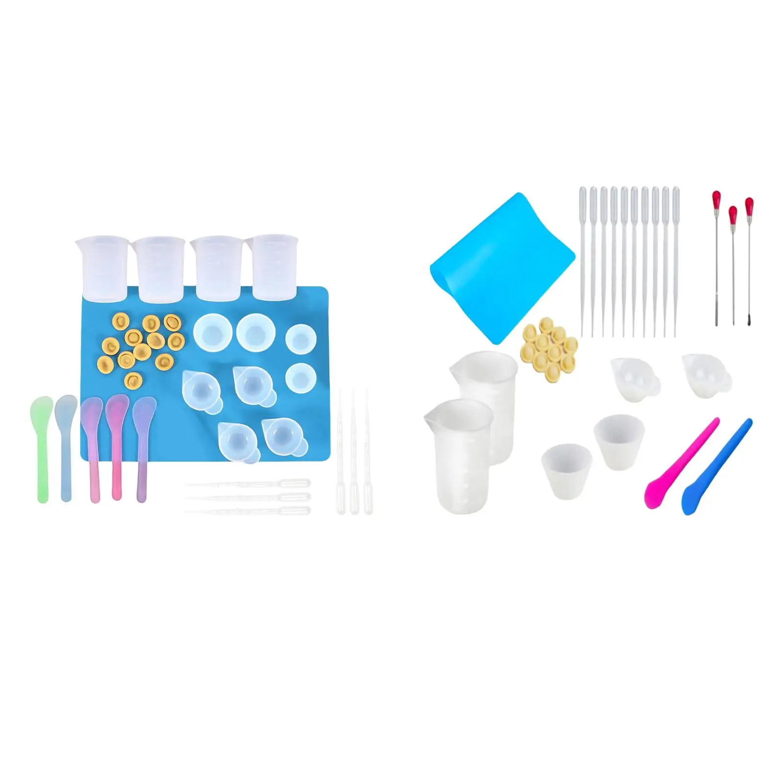 

Silicone Measuring Cups Kit Epoxy Resin Casting Tools Accessories