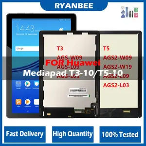 Wholesale 5pcs T3 Lcd For Huawei Mediapad T3 10 Ags-l03 Ags-l09 Ags-w09 Lcd  Display Touch Screen Digitizer Assembly Replace - Tablet Lcds & Panels -  AliExpress