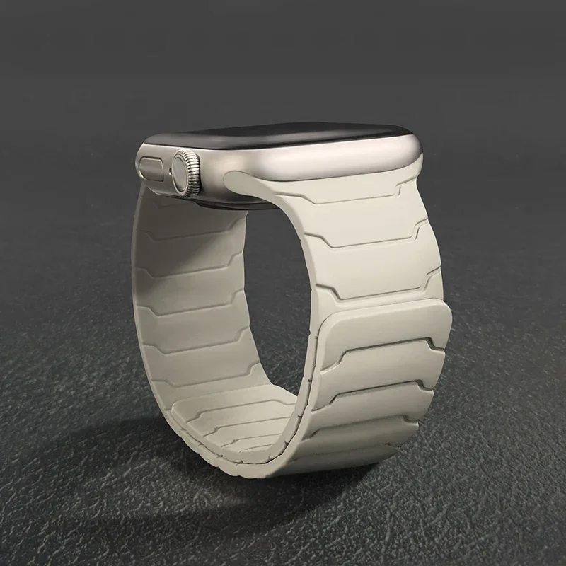 Magnetic Silicone Link Loop Bracelet
