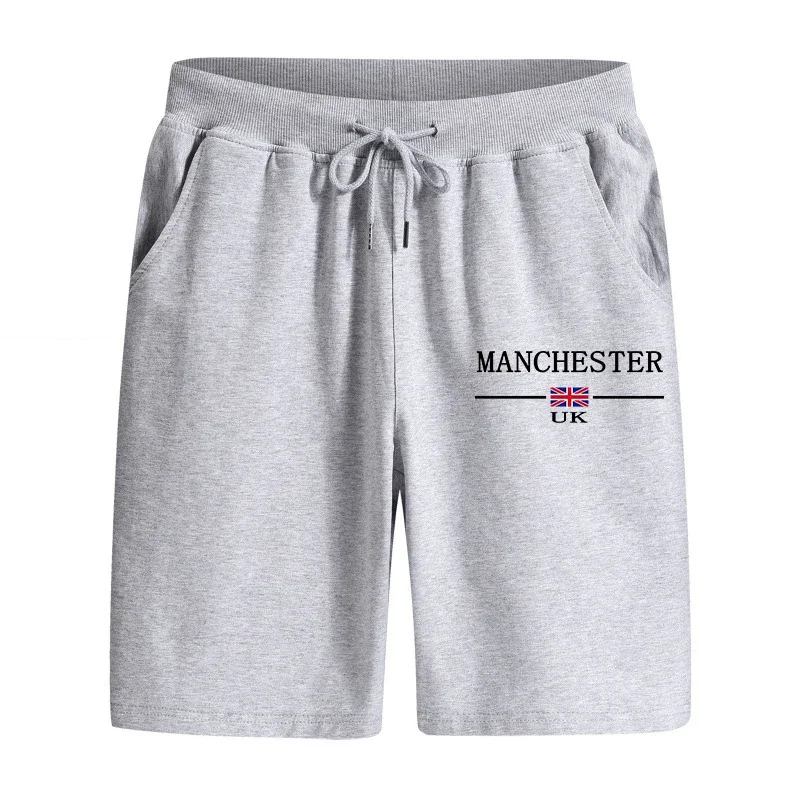 Mens Urban Casual Football Shorts Summer Sports Fitness