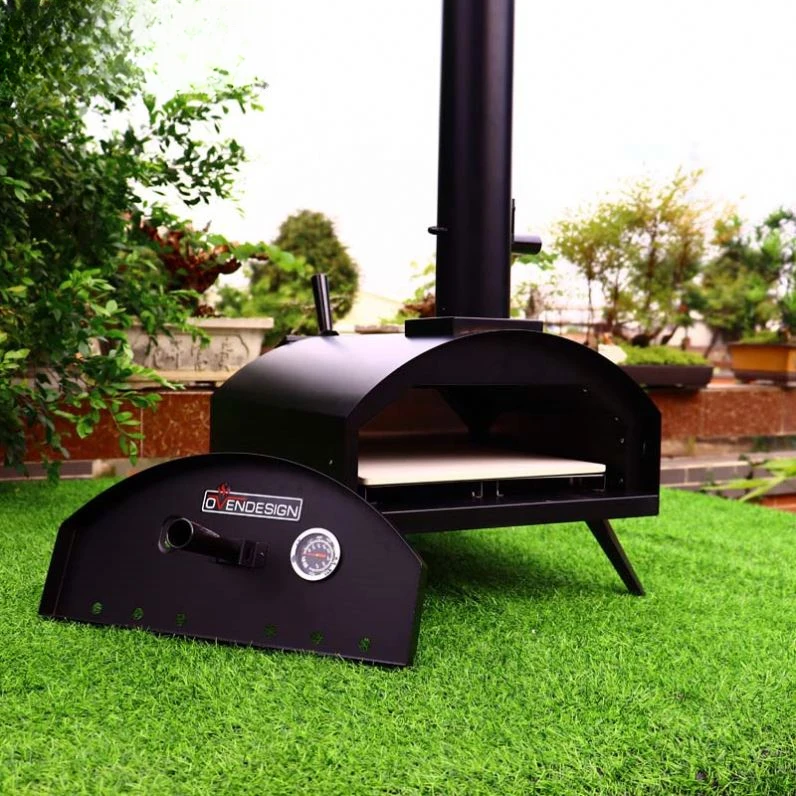 

Home Used 13 Inches Pizza Oven Pizza Stove BBQ Grill Wood Gas Pizza Oven With Handle