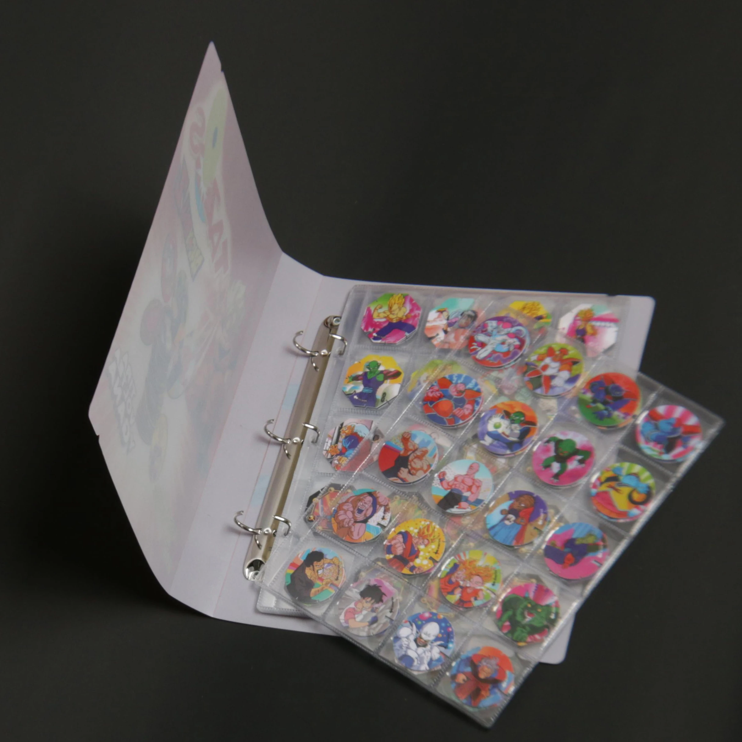 Tasos Dragon Ball Z Nuova Collezione Completa 100/100 Album Set Super Saiyan Songoku Gioco Catapulta Carte Pogs Milkcap Chaps Regalo