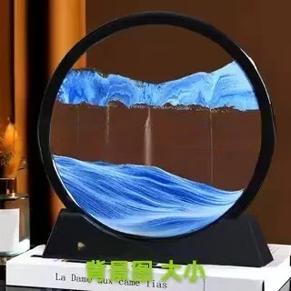 창의적인 모래 그림 장식품 고급 데스크탑 장식 와인 캐비닛 스트레스 해소 모래..