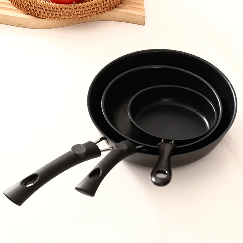 Mini Cooking Omelette Pans Pan Frying Egg Skillet Steak Fry Pot Nonstick Non Iron Stick Fry Omelet Cast Pancake Pots 12/16/18cm