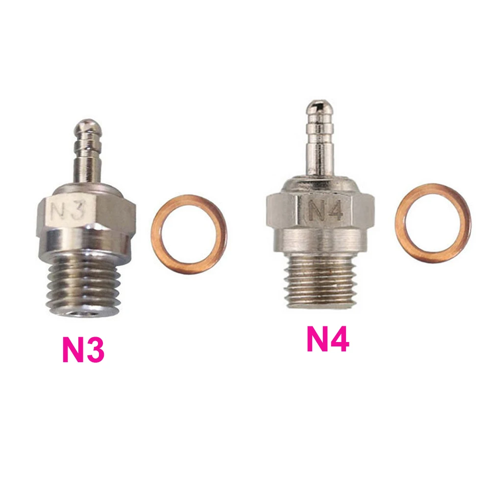 

Hot Glow Plug Spark N3 N4 Universal #8 For HSP 70117 1/10 1/8 RC Buggy Truck Nitro Engine RC Parts