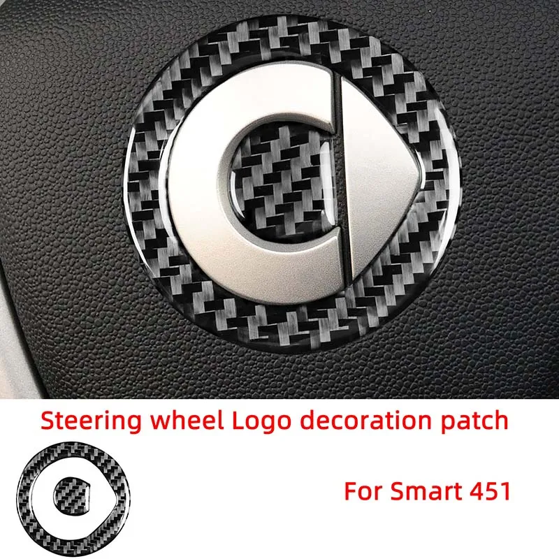 Carbon-Fiber-Steering-Wheel-Logo-Decoration-Patch-Car-Stickers-For ...