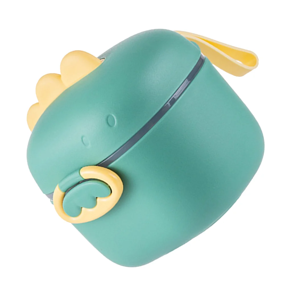 

Dispenser Powder Box Travel Box with Spoon Container Candy Fruit Box Snack Container Storage for Travel Outdoor Green