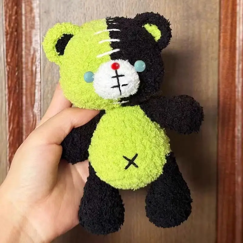 수제 후크 DIY 크로 셰 뜨개질 세트 키트 Amigurumi Knittin Bear 돌리 키 체인 재료 manualidades in English For Children Gifts