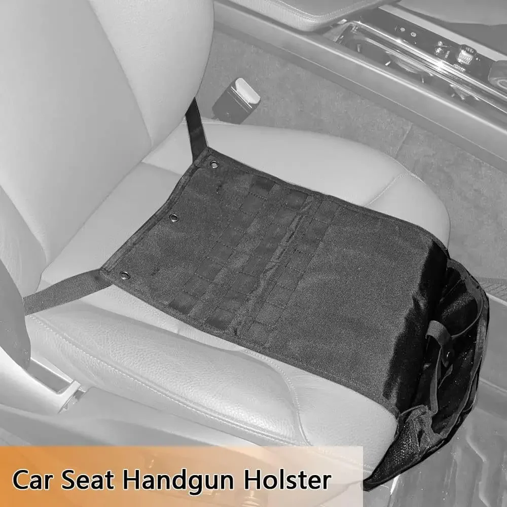 

Tactical Concealed Car Seat Pistol Holster & Mattress Bed HandGuns Holder Hidden Holster Adjustable Straps