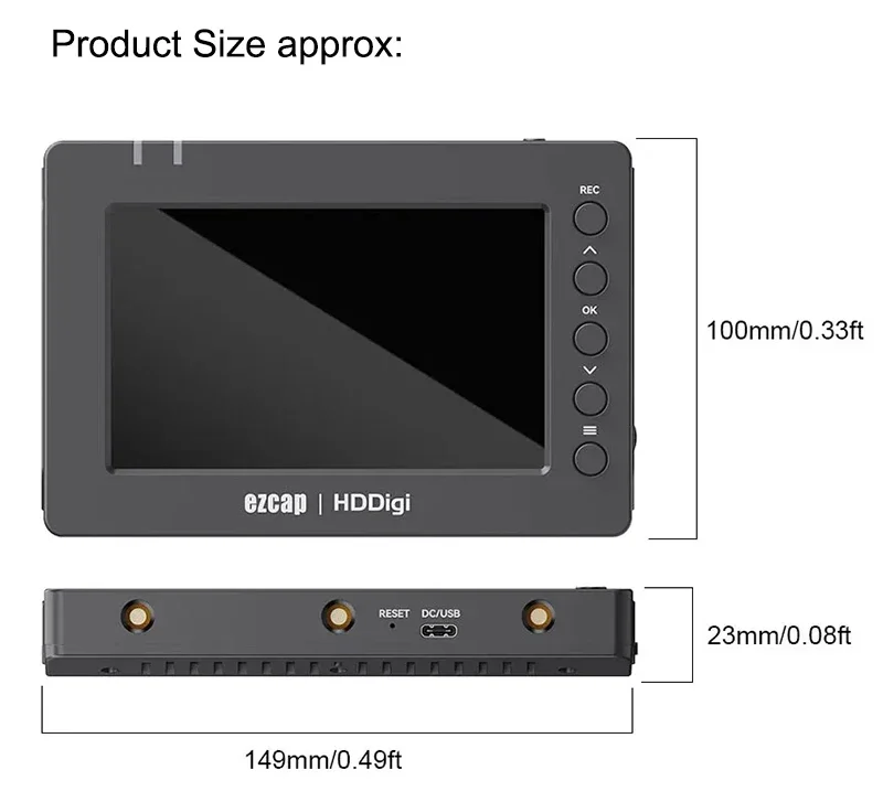 277 1080p HDMI CVBS AV Video Capture Card Game Recorder Schedule Recording To SD