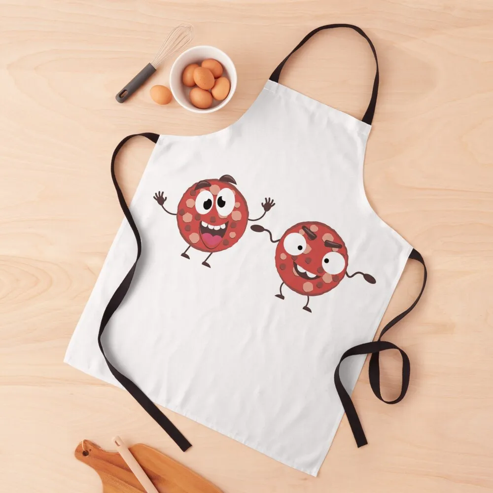 

Crazy salami slices Apron Chef Uniform Woman Aprons For Woman Kitchen Supplies