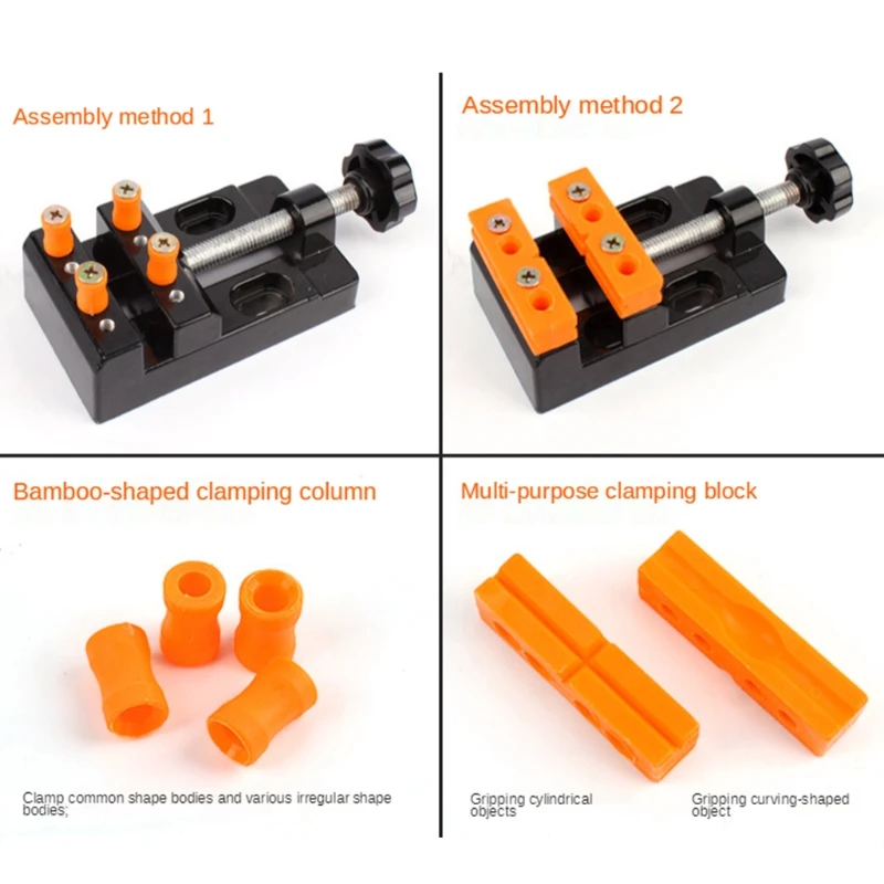 X37E Mini Jaw for BENCH Clamp Opening Parallel Table Flat Clamp Model Making Sculptur 5