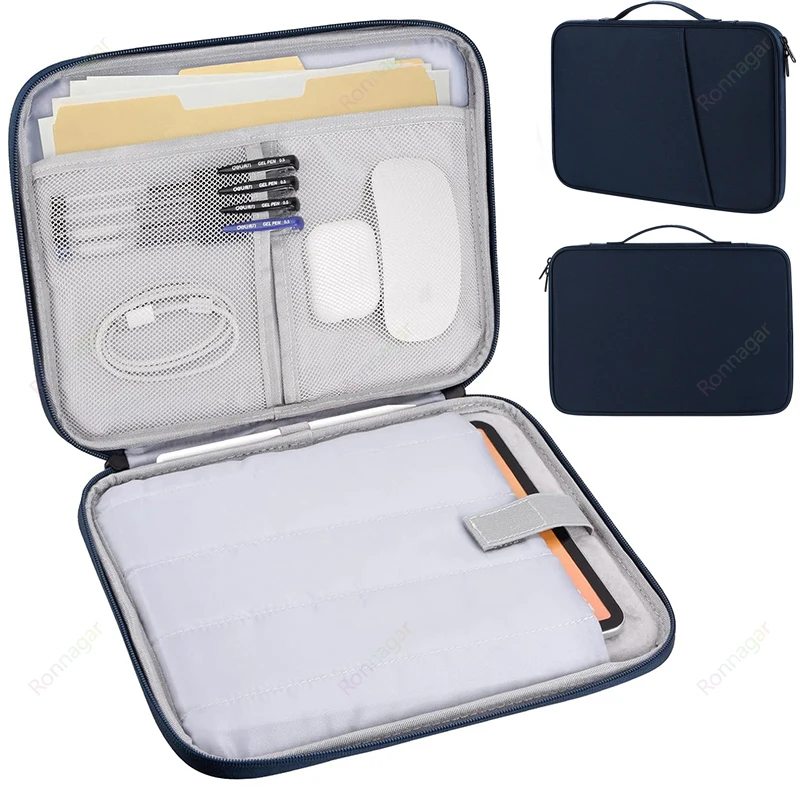 Bolsa de Transporte da Tabuleta Acessórios Estojo da Luva Ipad Pro 11 13 Ipad 10 Air5 4o Galaxy Tab a8 a7 s8 s7 Xiaomi Novo 2023