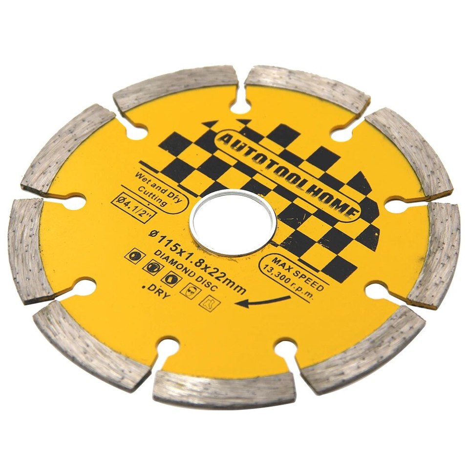  115mm Diamond Dry Grooved Wall Breaking Saw Blade Granite Marble Cutting Blade Concrete Stone Diamond Dry Slicing Tool 