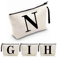 Ladies Makeup Bag Letter Print pattern Classic Coin Purse Organizer Bag Pouches for Travel Bags Pouch Women Storage Cosmetic Bag 1