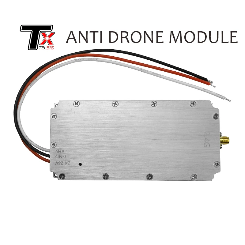 40W Anti Drone Module Countermeasure Booster WIFI UAV Singal Amplifier With Gallium Nitride Chip