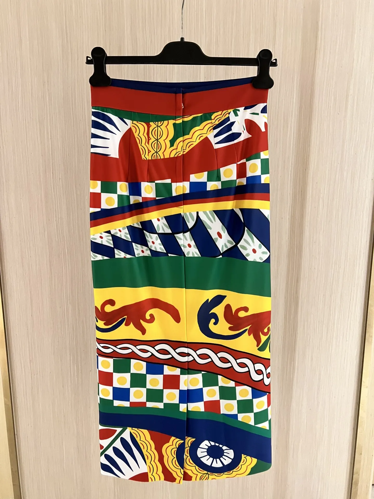 

Top Quality 2023 Origial Design D Style Luxury Skirt Mid-Calf Women Geometric Print Skirt Bohemian