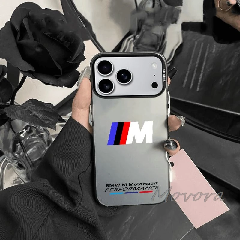패션 폰 케이스 스타일링 BMW M 로고 폰 케이스 아이폰 17 16e 16 15 14..