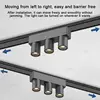 48v Magnet 6mm Ultra Thin Led Ceiling Lights Surface Mounted Magnetic Track Lights System Led Ceiling Lamp Rail Light Spotlight 3
