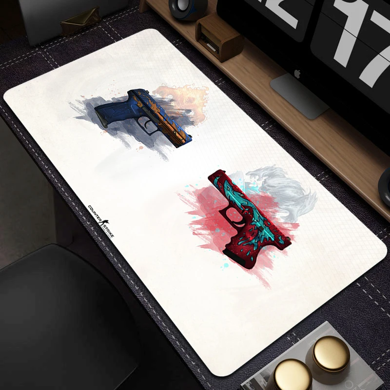 

CSGO Locking Edge Mouse Mat Game Non-Slip Accessories Rubber Large Gaming Mouse Pad XXL Gamer Mousepad HD Print Computer Carpet