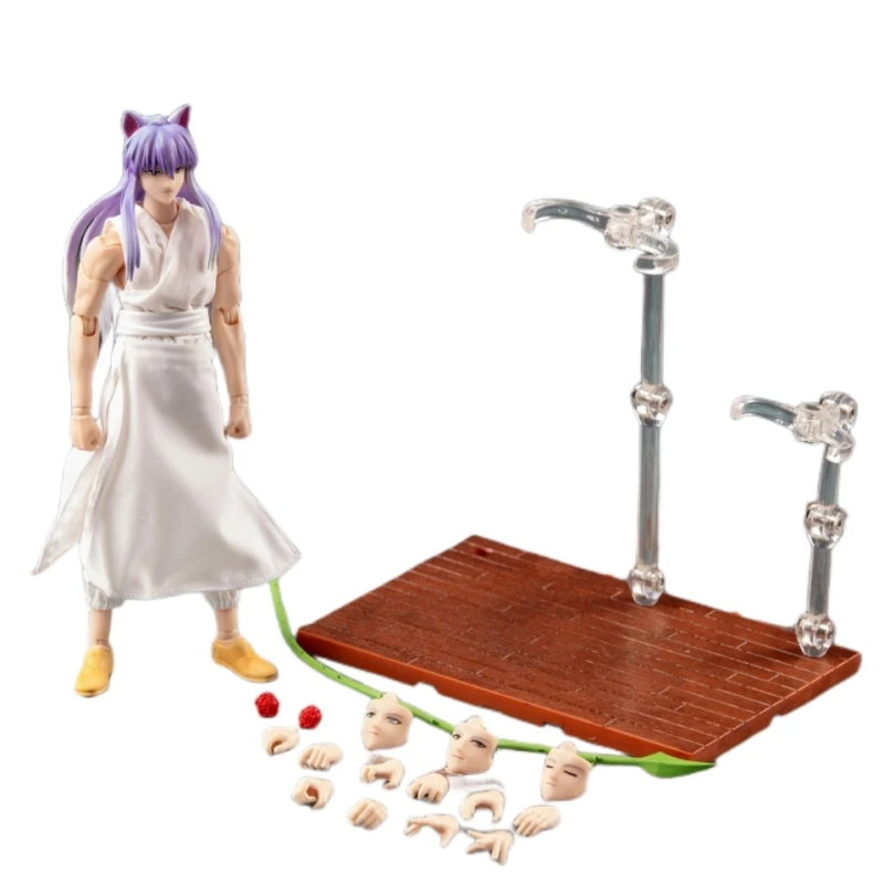 

In Stock 1/12 Yuyu Hakusho Kurama Animation Character Assembly Model Collection Toys Cool Doll Children Boy Gifts Car Decoration