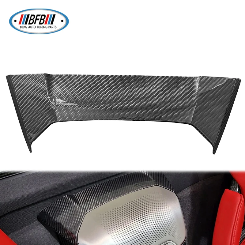 

Верхняя панель заднего динамика из сухого углеродного волокна для Chevrolet Corvette C8 2020-2023 Coupe