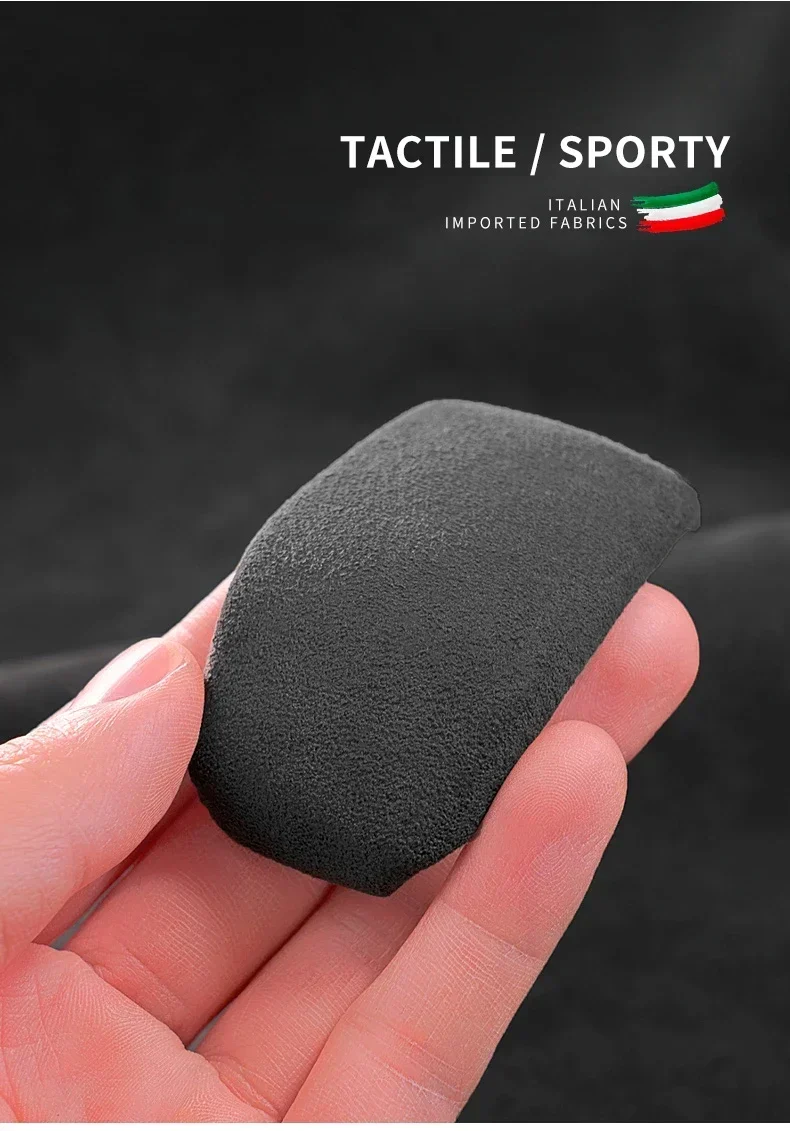 For New Toyota RAV4 Wilander Alcantara Suede Car Gear Shift Knob Cover Interior Trim Shift Collars Handle Protector Accessories detail image 5