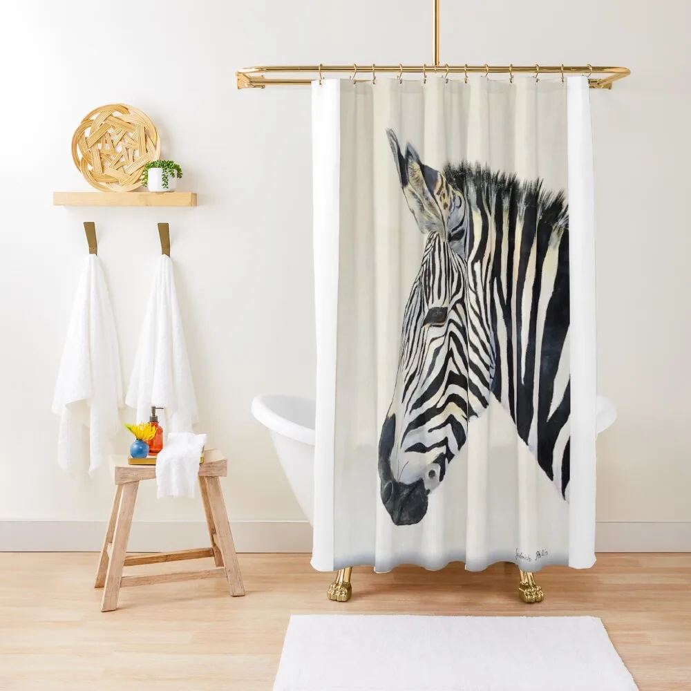 

Zebra Shower Curtain Elegant Bathroom Bathroom Showers Curtain