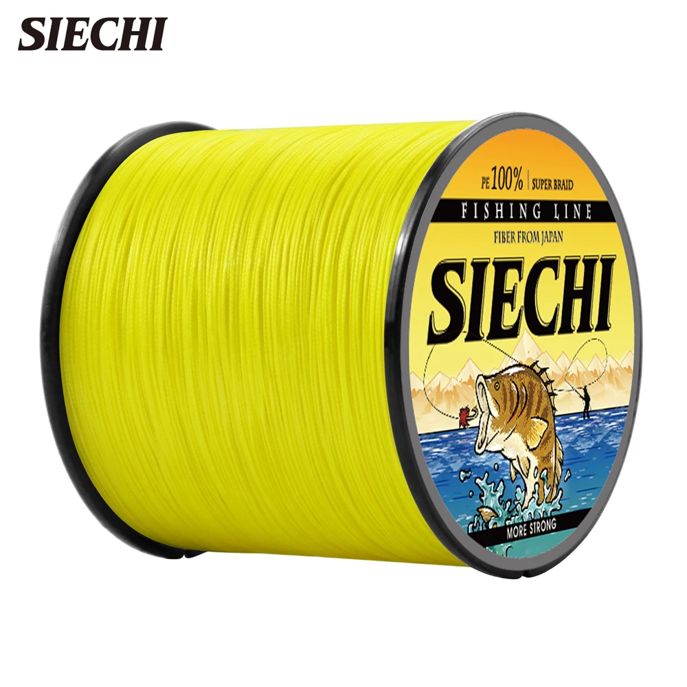 

8 Strands 300M SIECHI PE Braid Fishing Line Weave Superior Extreme Strong 100% SuperPower