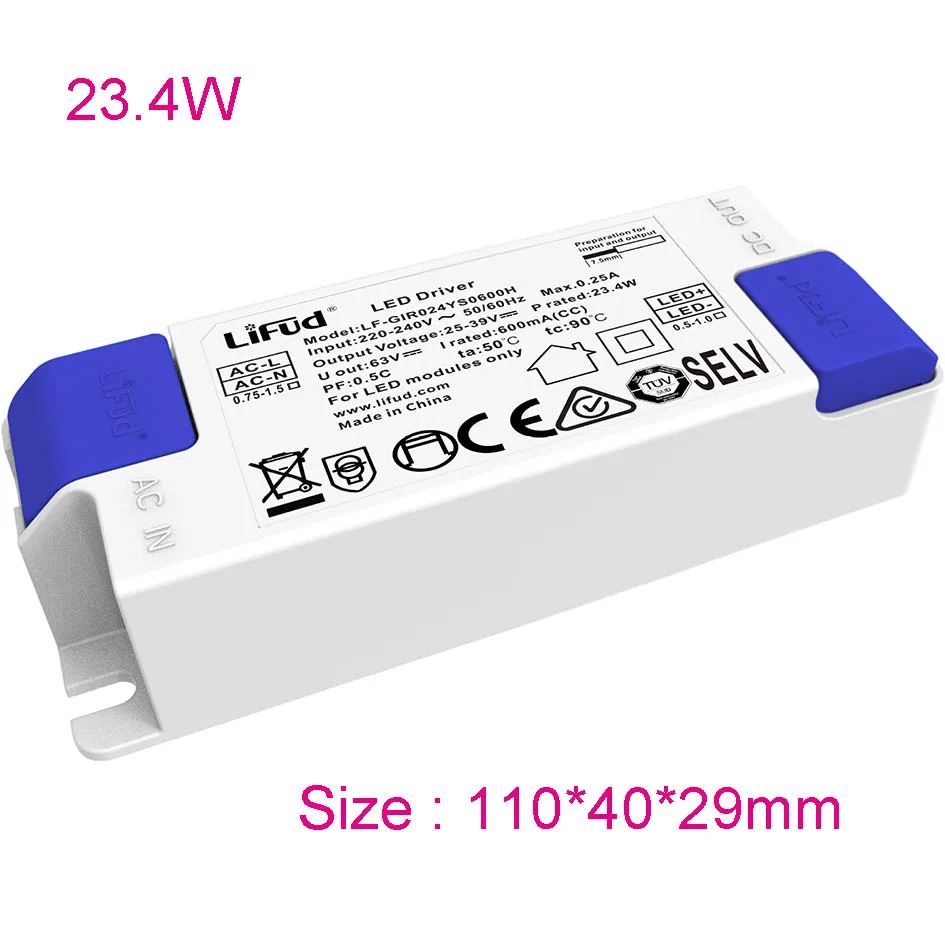 23.4W 600mA DC25-39V