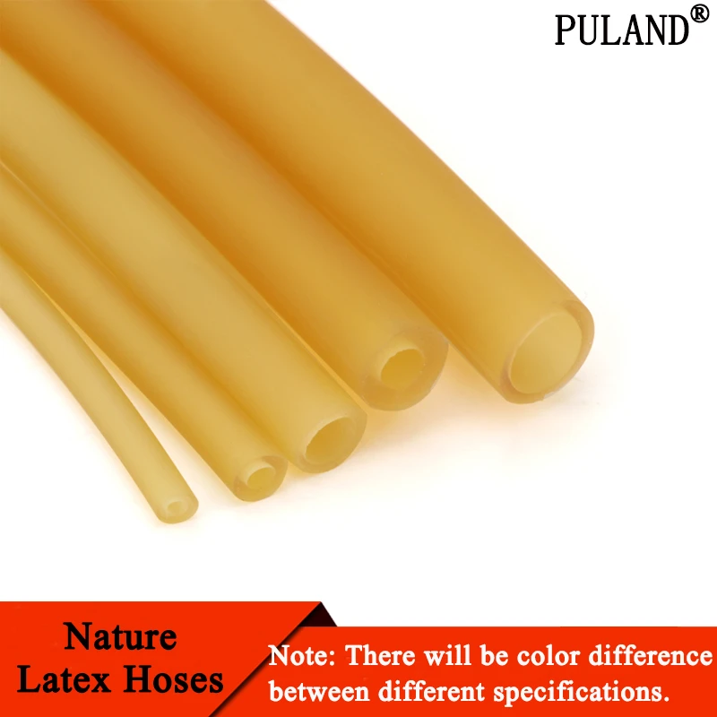 1m/3m Natural Latex Rubber Hoses Inner Dia 5mm 12mm High Resilient