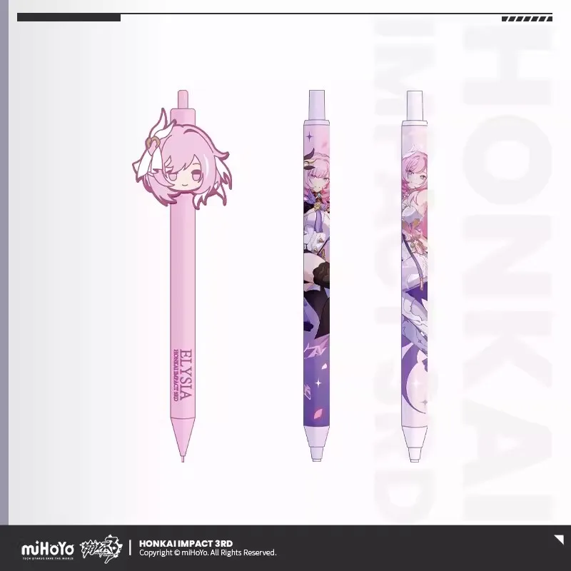 

Оригинальный miHoYo Honkai Impact Elysia тематический нейтральный стилус модные новые милые канцелярские принадлежности аниме искусственные инструменты