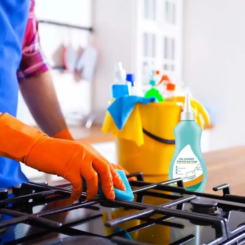 Pot Cleaner For Bottom Of Pans Multifunctional Household Cleaners Scale Cleaner 150ml Effective Powerful Kitchen Grease