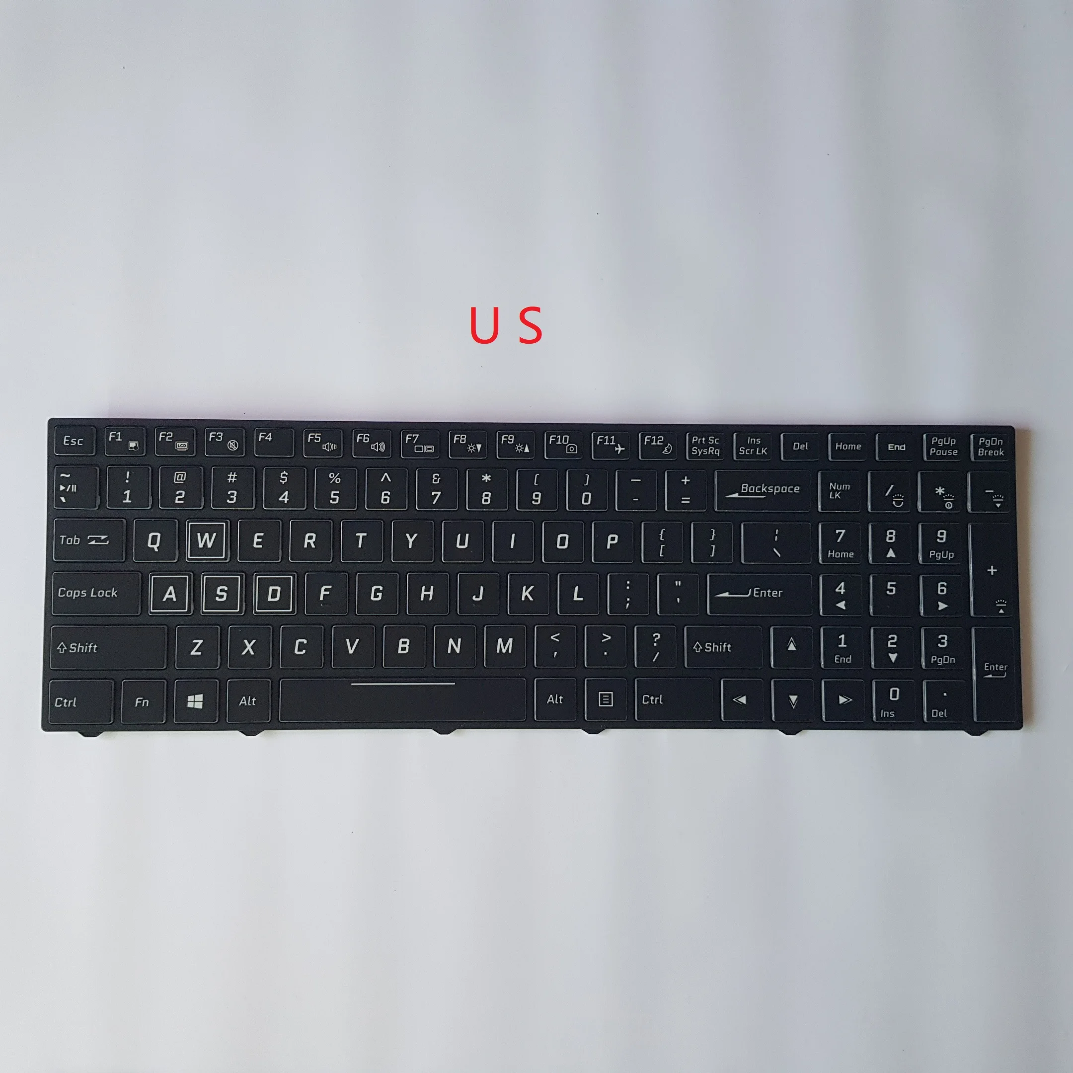 para Clevo P950rf P960rc P960rd P960rf P960en P960rn Teclado dos Eua com Retroiluminado Colorido Novo - Imagem 3