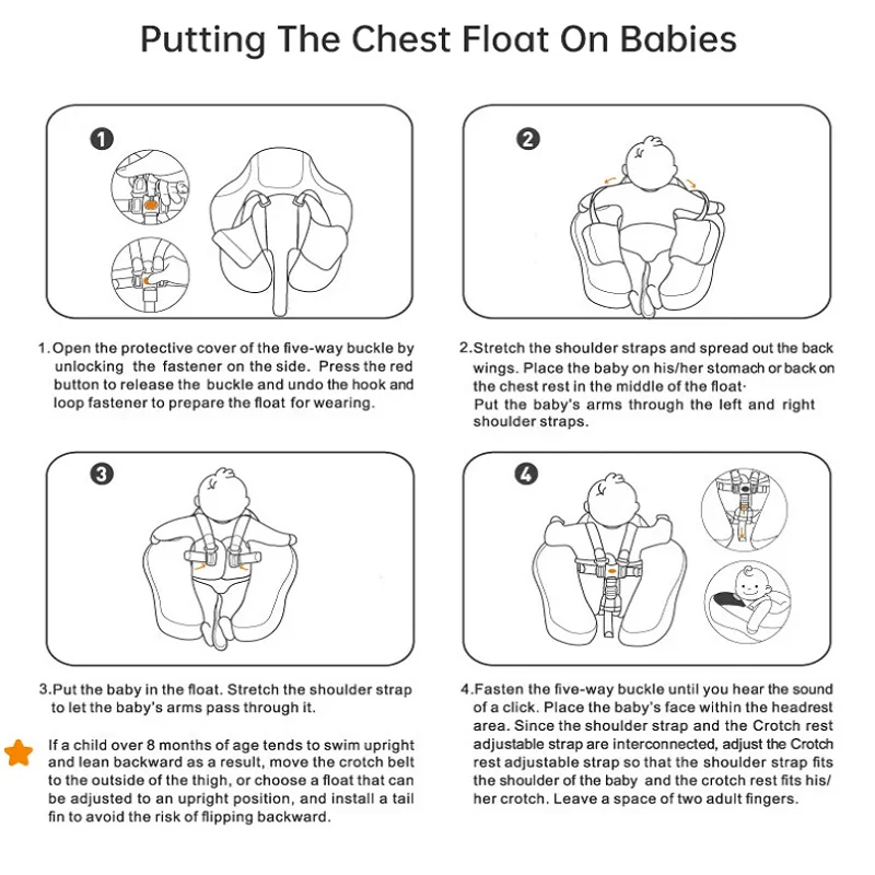 Baby Waist Float Summer Outdoor Floating Ring Float Can Lie Down Solid Non Inflatable Neonatal Toy With Foot Mats swimming pool float