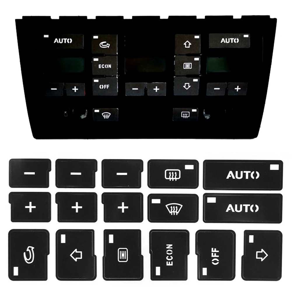 Vinyl Button Repair Decal For A4 B6 B7 00 04 Climate Control Simple Installation I.1126586462