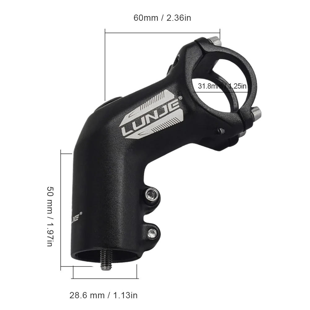 Bicycle Handlebar Stem Aluminum Alloy Bike Handlebar Stem Riser Easy Installation Mountain Bicycle Accessories
