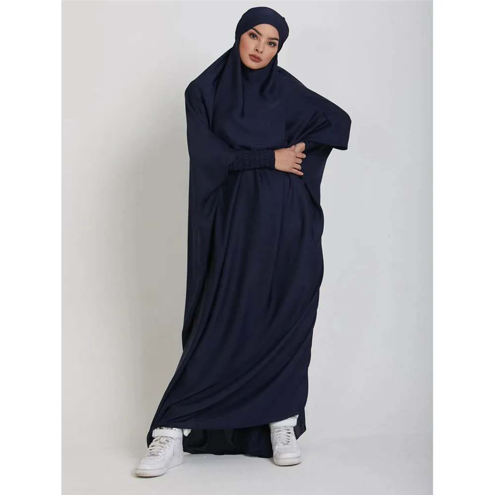 Eid Hooded Muslim Women Hijab Dress Prayer Garment Robe Abaya Long Khimar Full Cover Ramadan Gown Abayas Islamic Clothes Niqab