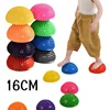 16cm Yoga Ball PVC Inflatable Massage Point Half Fit Ball Balance Trainer Stabilizer GYM Pilates Fitness Balancing Massage Ball 1