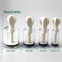Professional Cupping Medical Chinese Vacuum Body Massager Stimulation Vacuum Cupping Nipple Sucker Inverted Suction Enlarger Cup