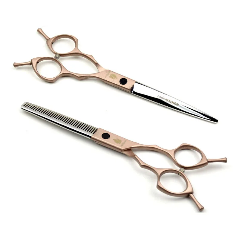 

30% off HUNTERrapoo 6 inch HT9170 Stainless Steel Barber Scissors Hair Cutting Scissor Thinning Shears Kit For Haircut Trimmer