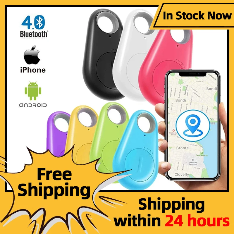 Smart Bluetooth GPS Tracker, Key Locator, Pet Anti-Lost Sensor Device, With Bluetooth, For Kids, Wallets, Luggage, Suitcases