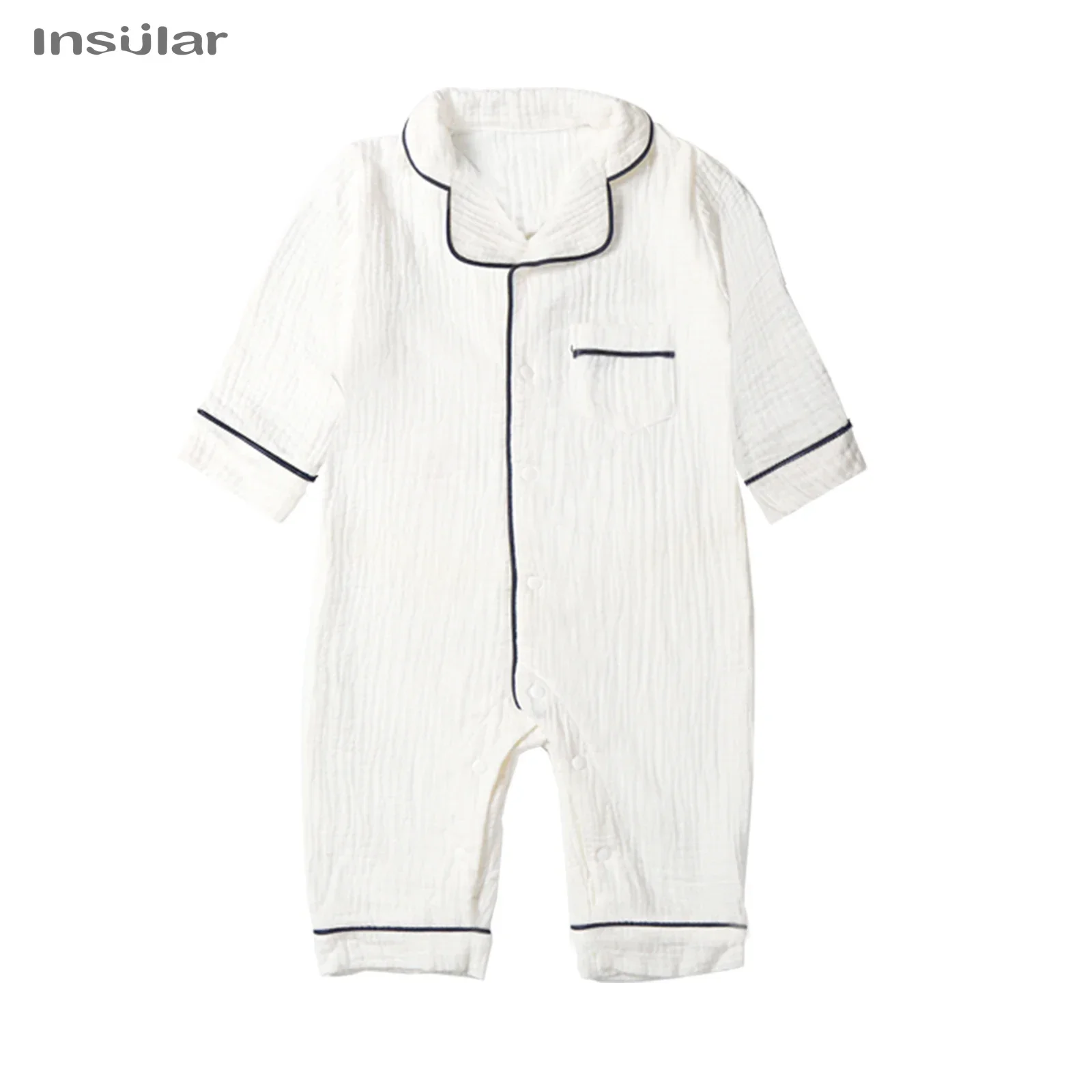 Rompers for Newborns Baby Muslin Sleepwear Girl Clothes Toddler Boy Pajamas Baby Onesie Jumpsuit Long-Sleeve Clothing